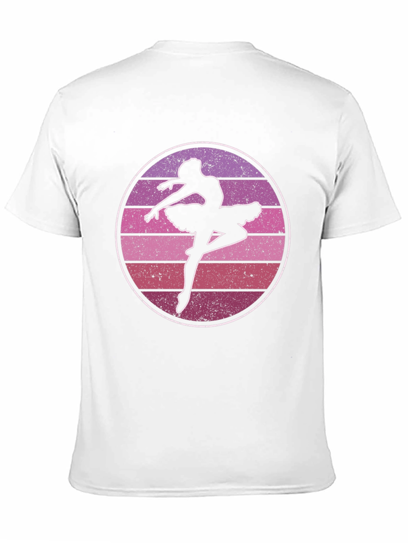Ballet Dancer Silhouette Graphic T-Shirt