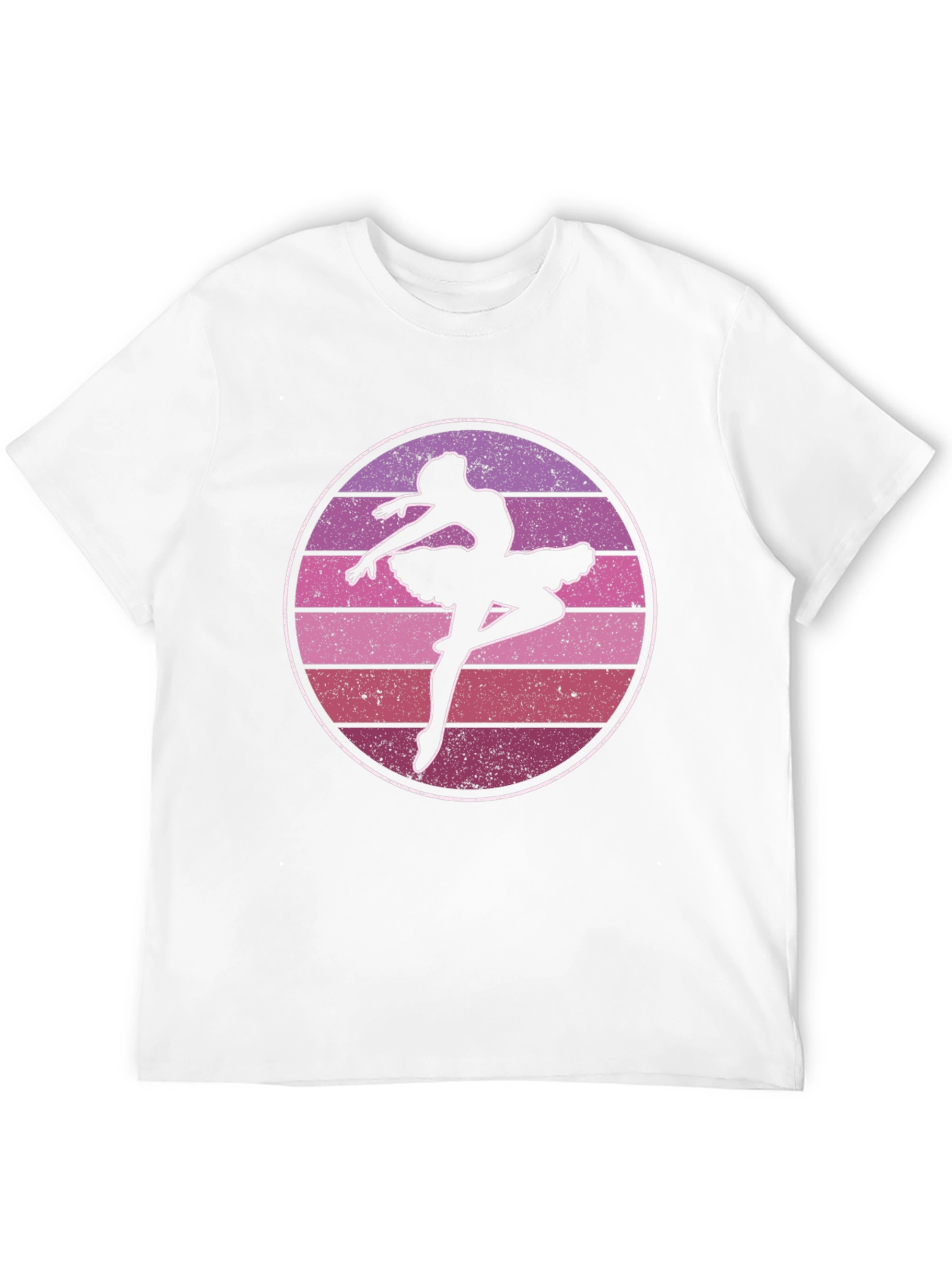 Ballet Dancer Silhouette Graphic T-Shirt