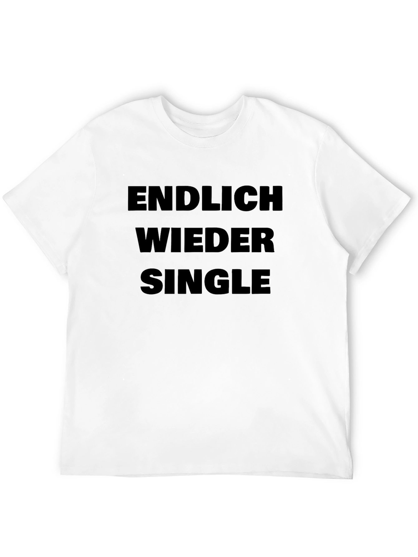 Finally Single Mens Black T-Shirt