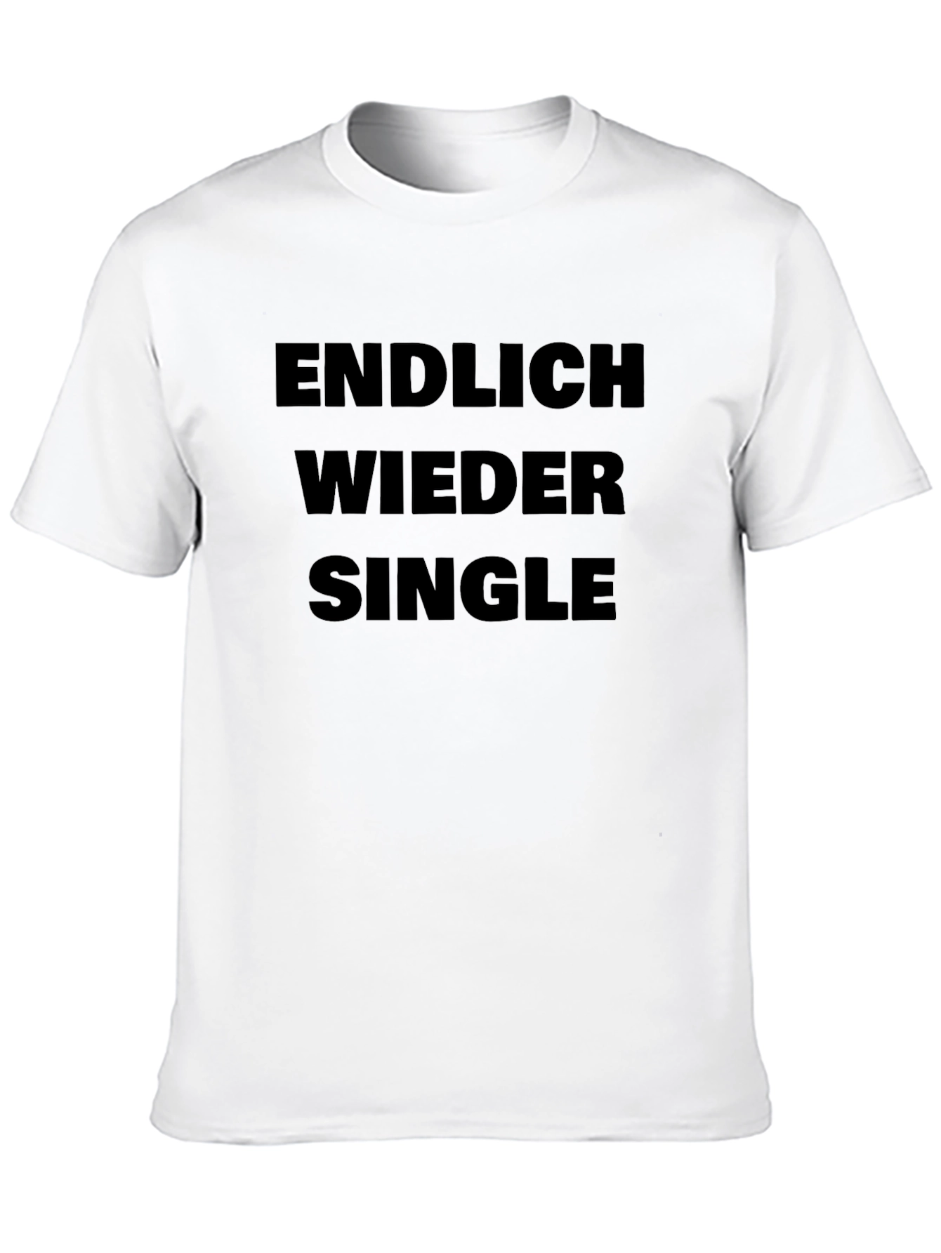 Finally Single Mens Black T-Shirt