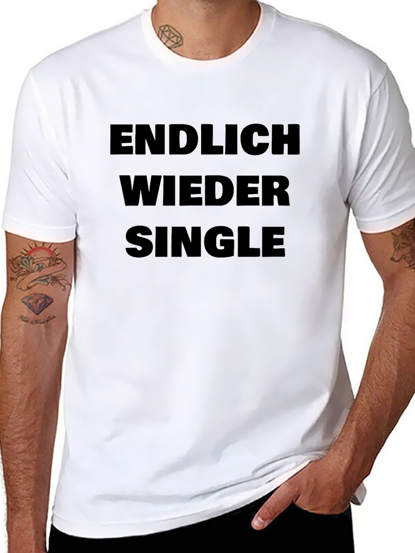 Finally Single Mens Black T-Shirt