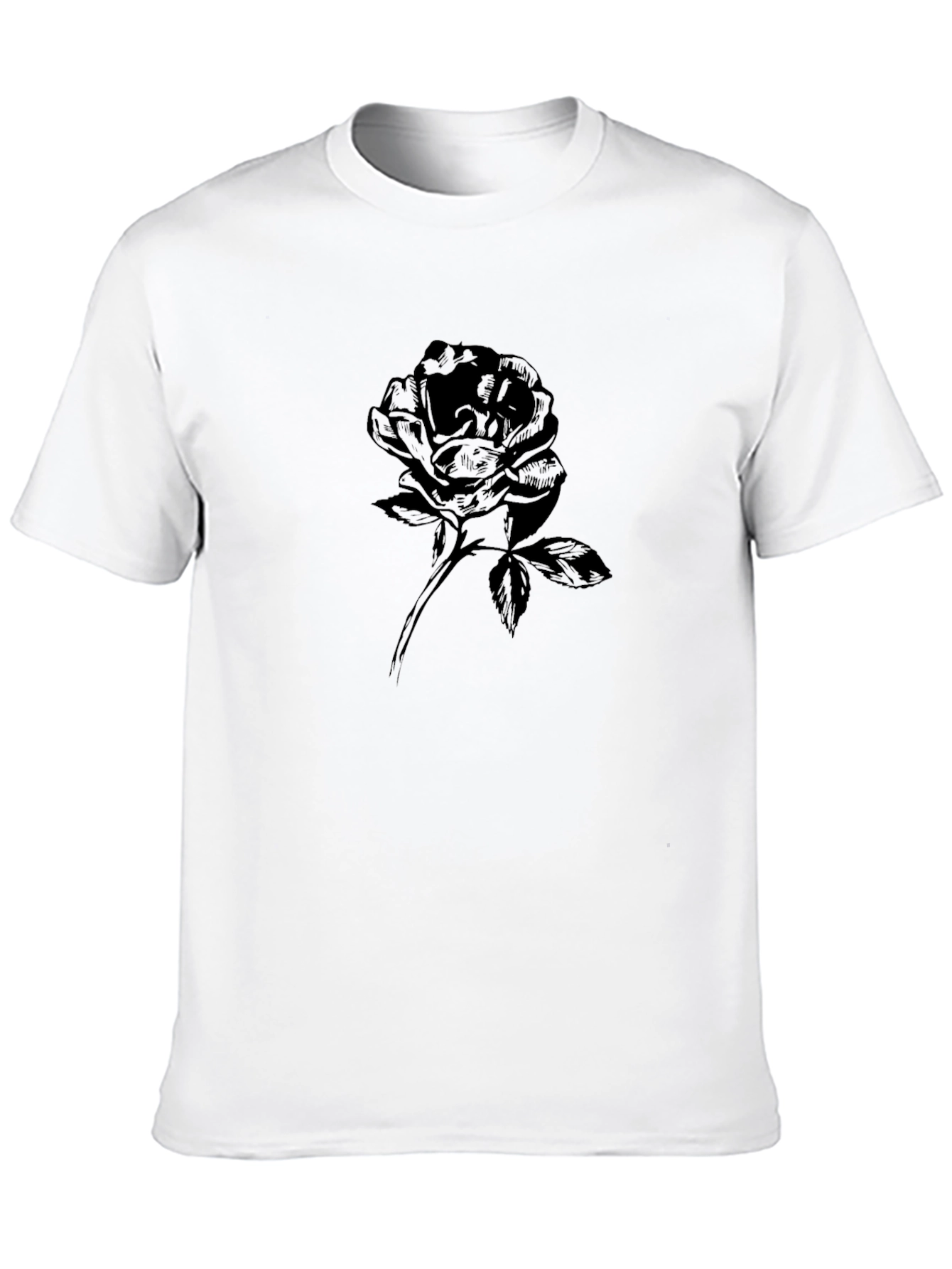Black Rose Graphic Tee - Mens