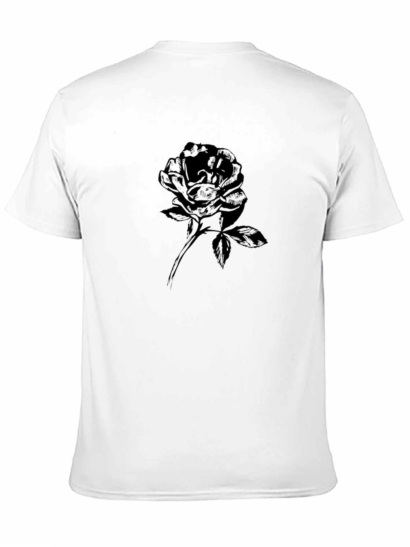 Black Rose Graphic Tee - Mens