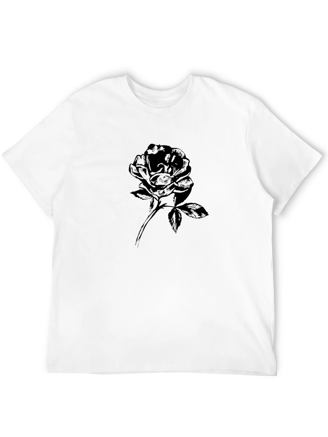 Black Rose Graphic Tee - Mens