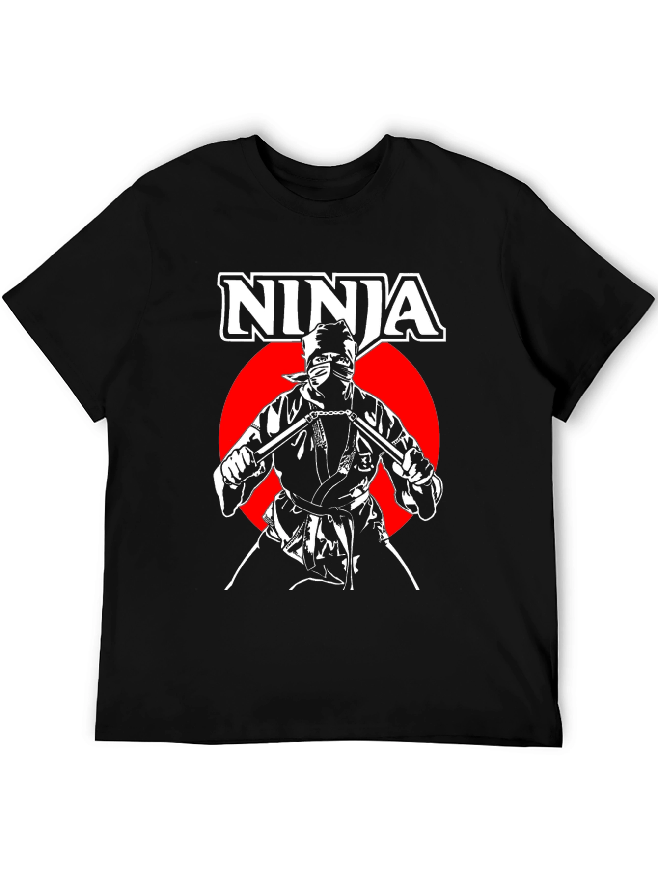 Ninja Warrior Graphic T-Shirt - Black