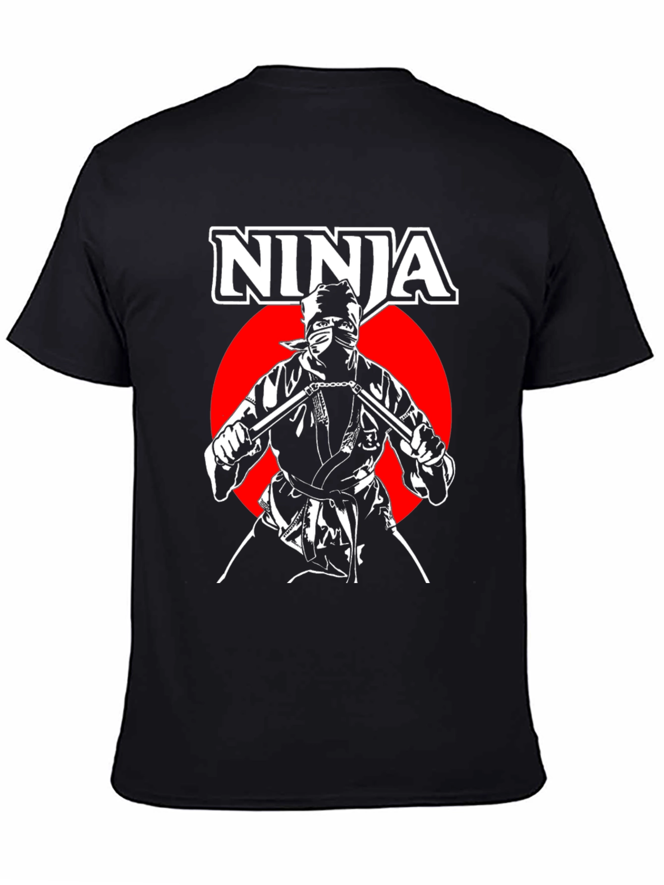 Ninja Warrior Graphic T-Shirt - Black