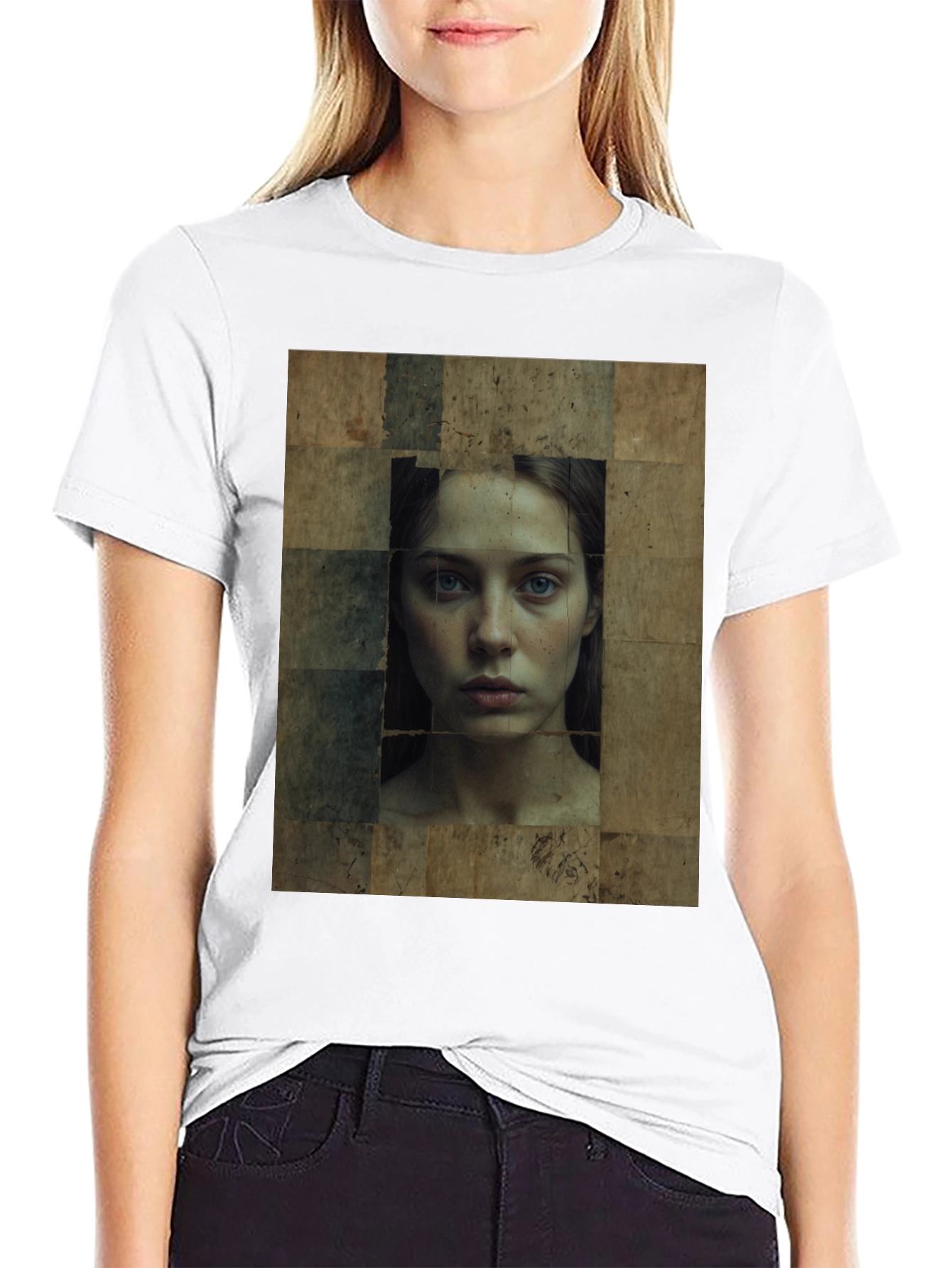 Abstract Portrait Graphic Tee