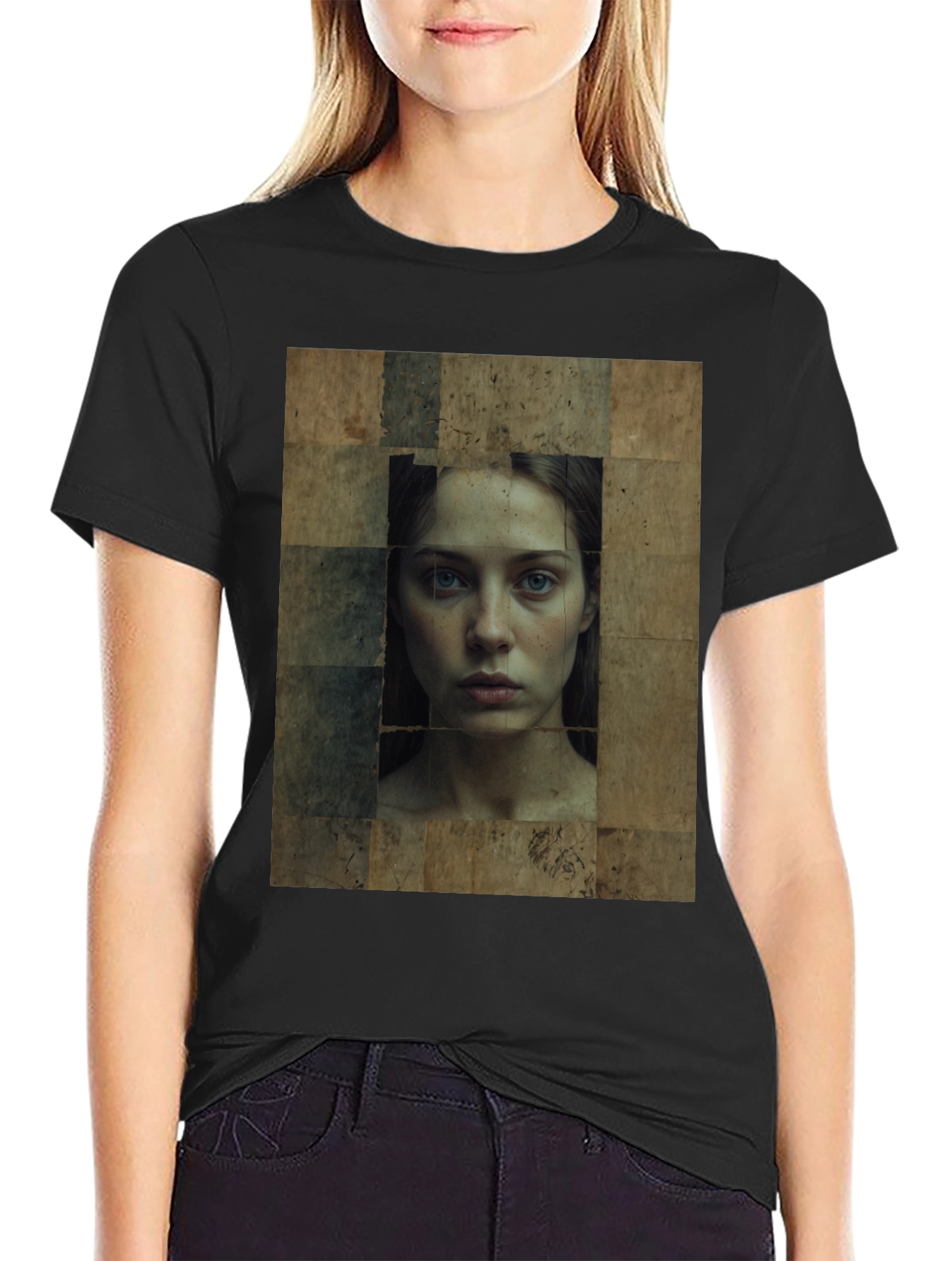 Abstract Portrait Graphic Tee