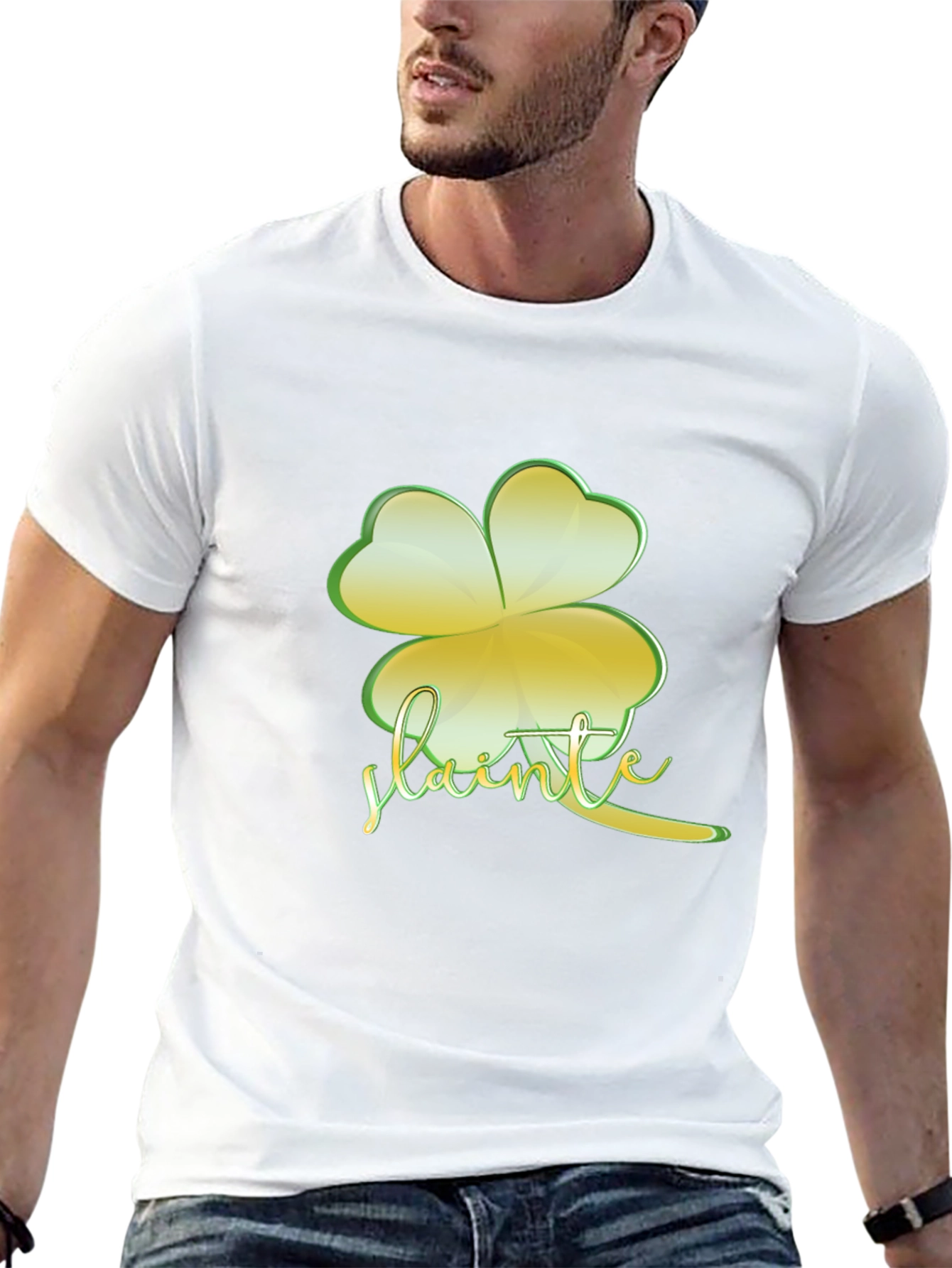 St. Patricks Day Shamrock T-Shirt - Slainte Irish Cheers
