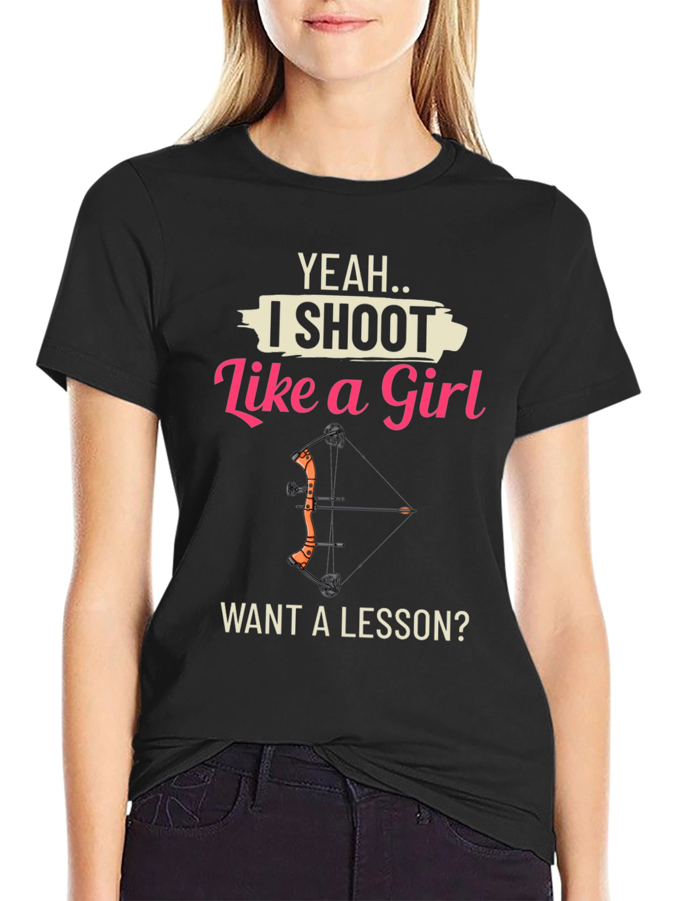 I Shoot Like a Girl T-Shirt - Archery Gift