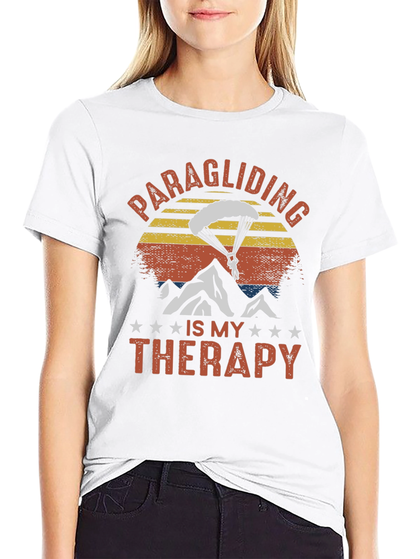 Paragliding Is My Therapy T-Shirt