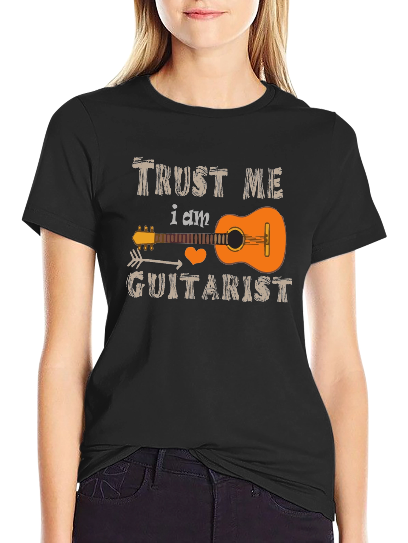 Trust Me I am Guitarist Black T-Shirt