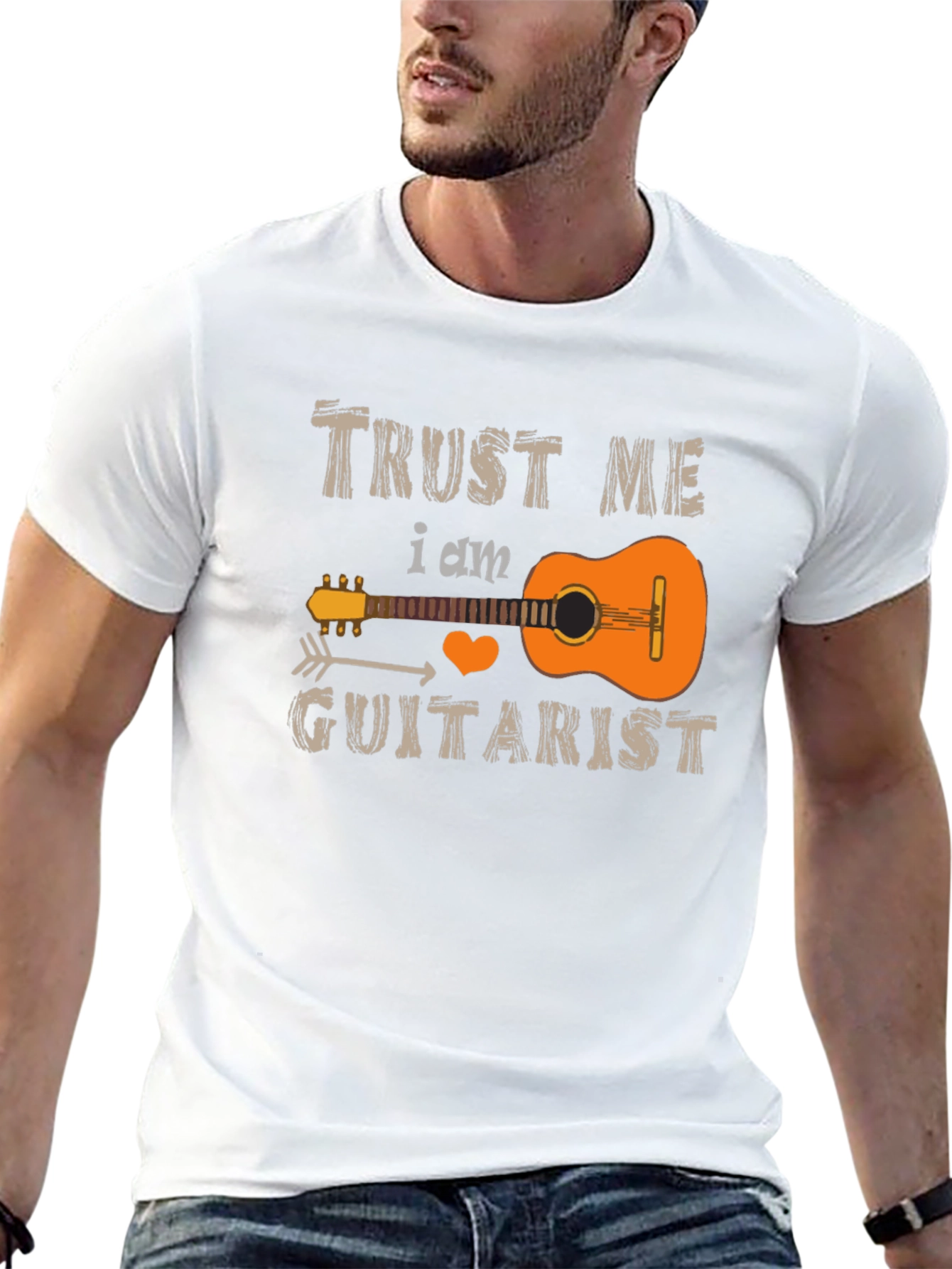 Trust Me I am Guitarist Black T-Shirt