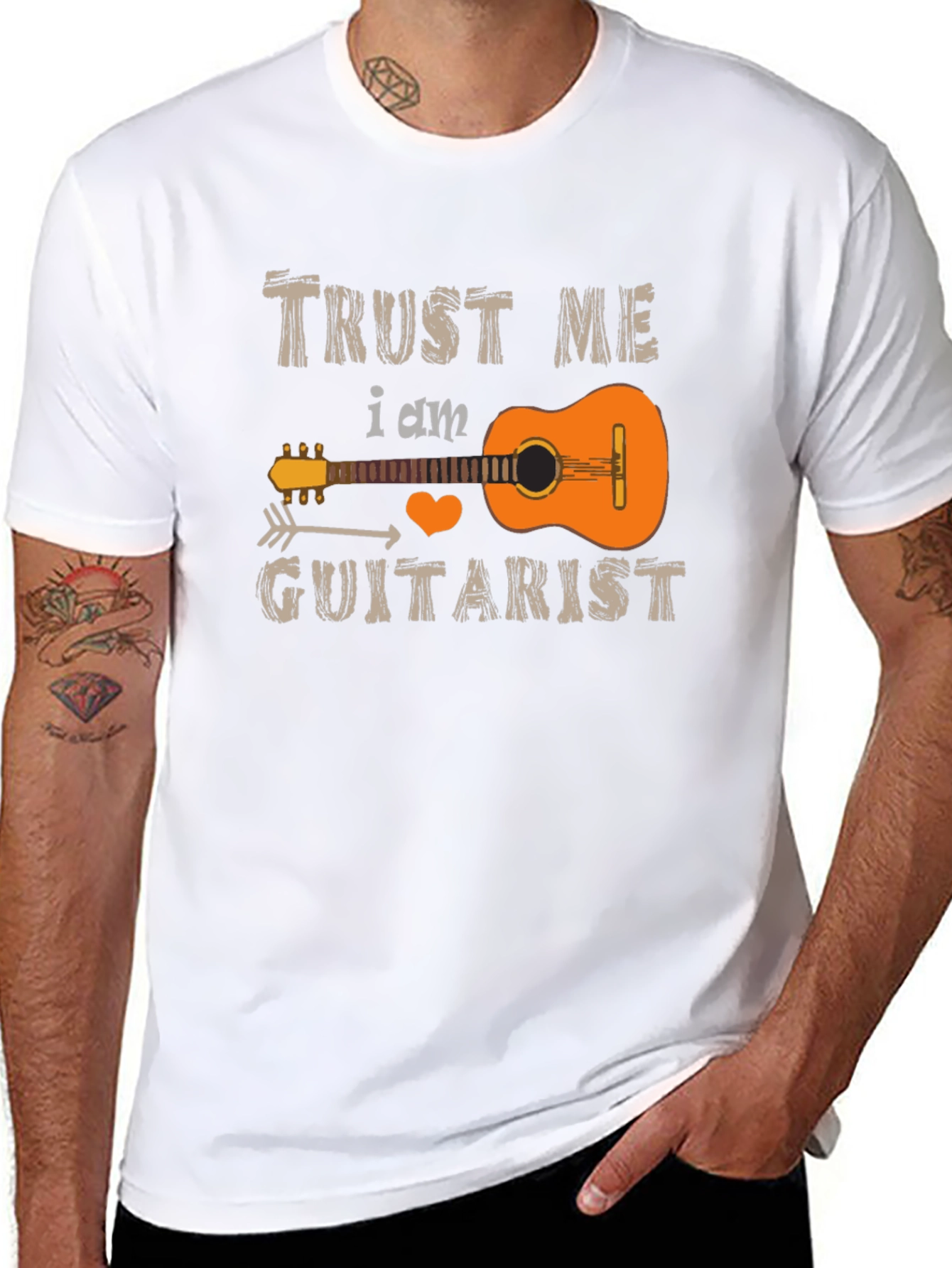 Trust Me I am Guitarist Black T-Shirt