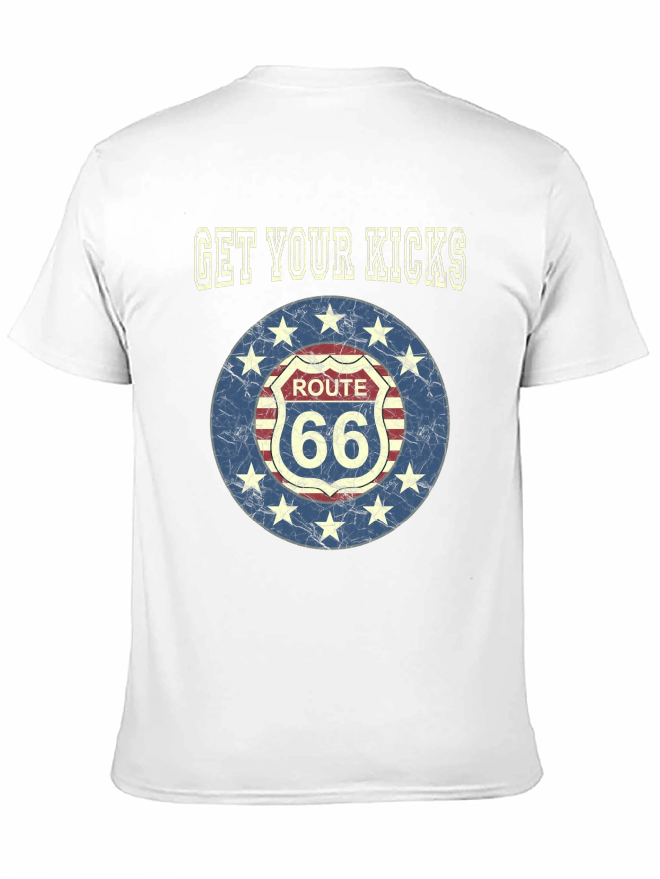 Route 66 Get Your Kicks Black T-Shirt