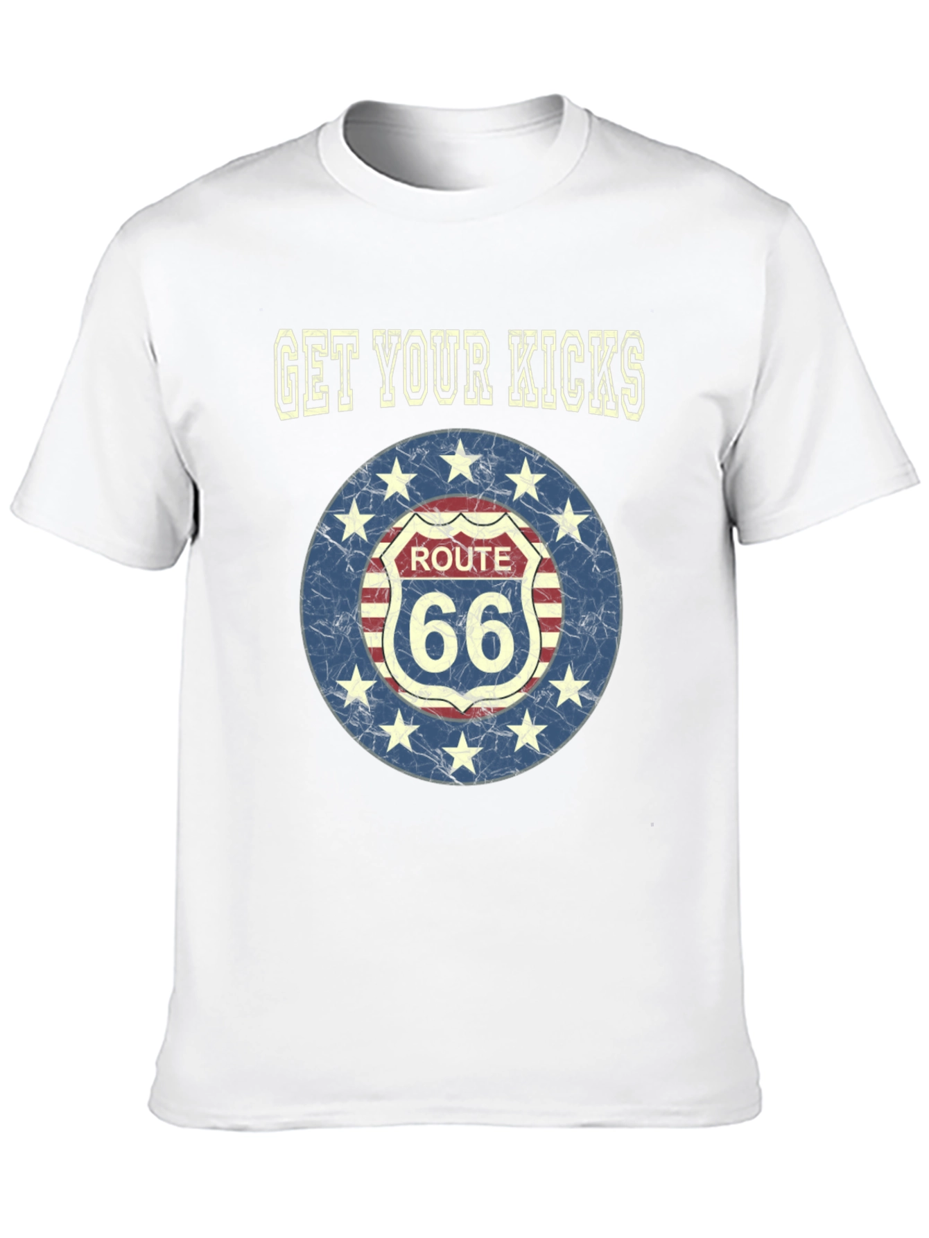 Route 66 Get Your Kicks Black T-Shirt