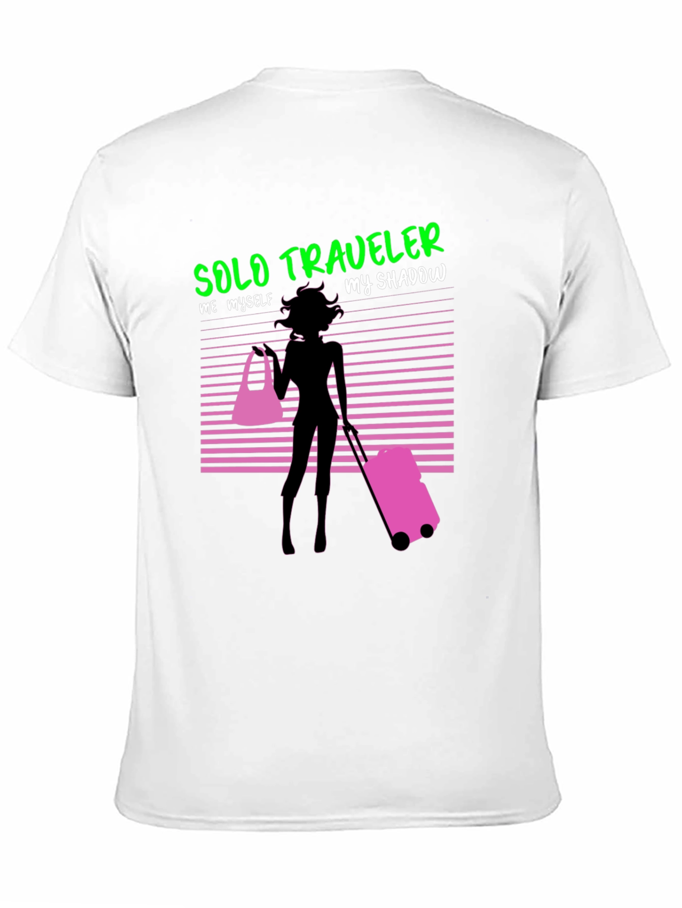 Solo Traveler Graphic Tee - Black Cotton T-Shirt