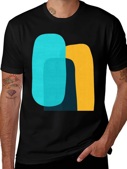 Abstract Graphic Tee - Modern Art Shirt