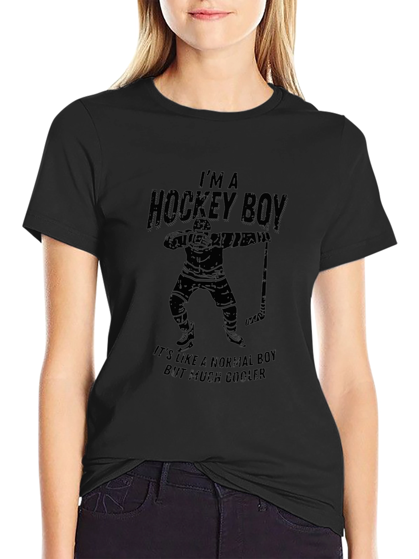 Hockey Boy T-Shirt - Cool & Unique Design