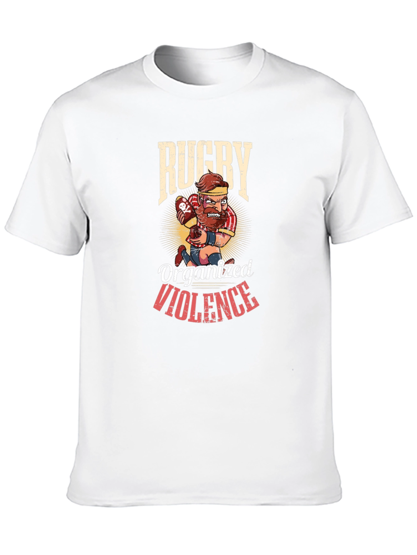 Rugby Organized Violence T-Shirt - Black