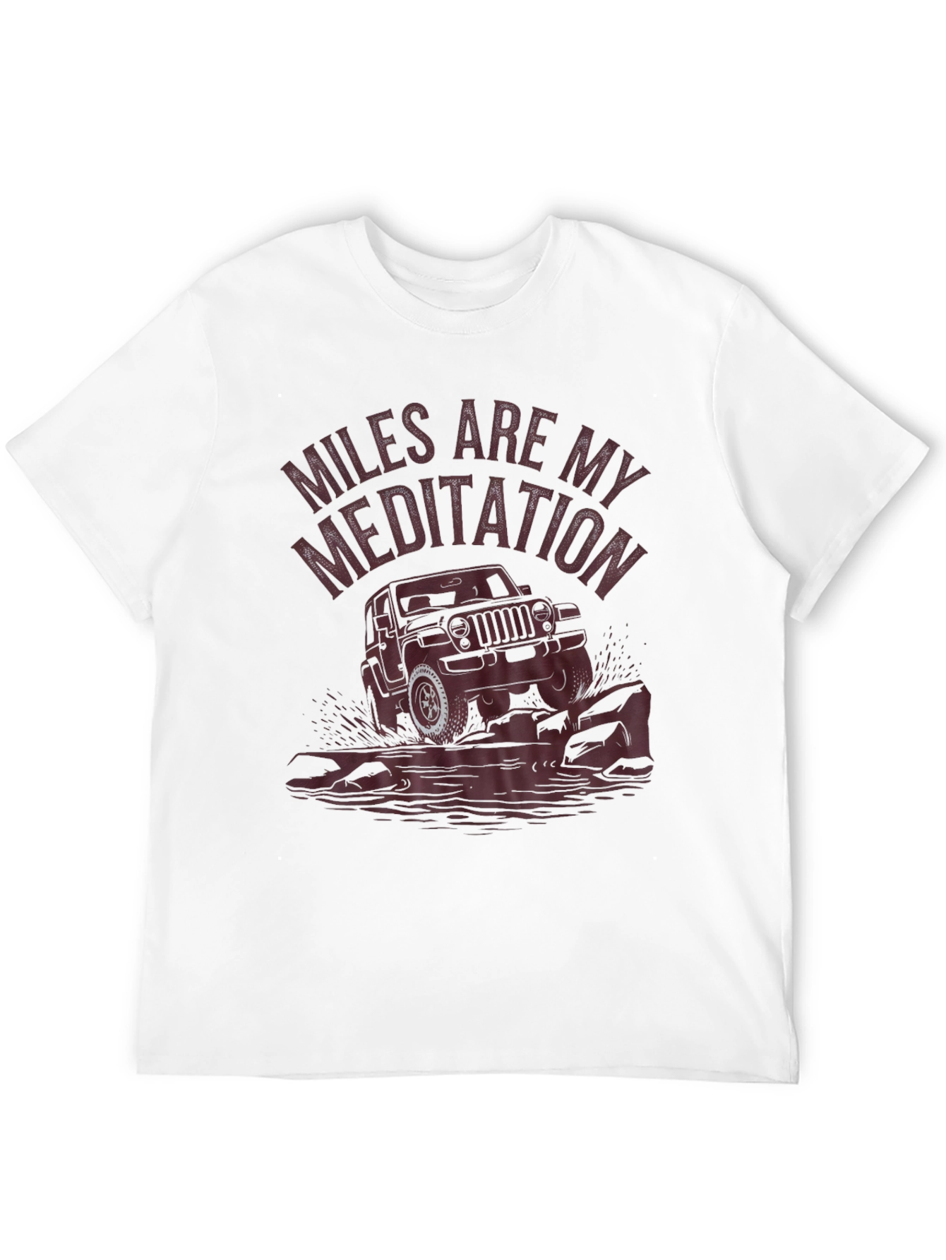 Miles Are My Meditation Jeep T-Shirt