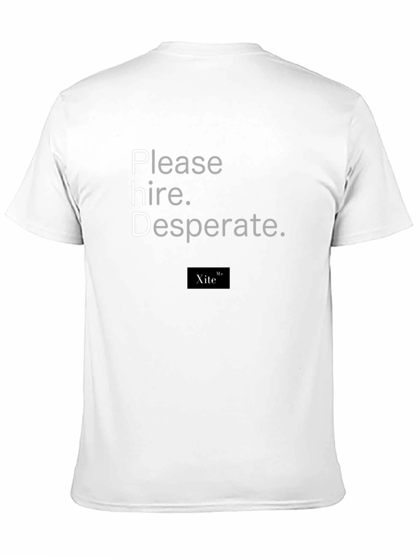 PhD Graduate Black T-Shirt - Please Hire