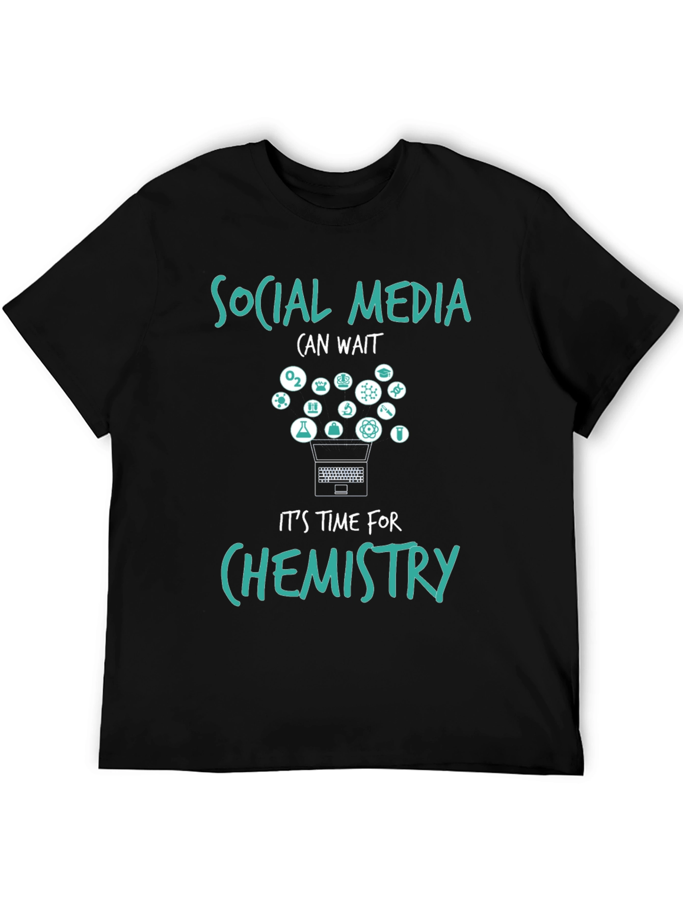 Social Media Can Wait Chemistry T-Shirt