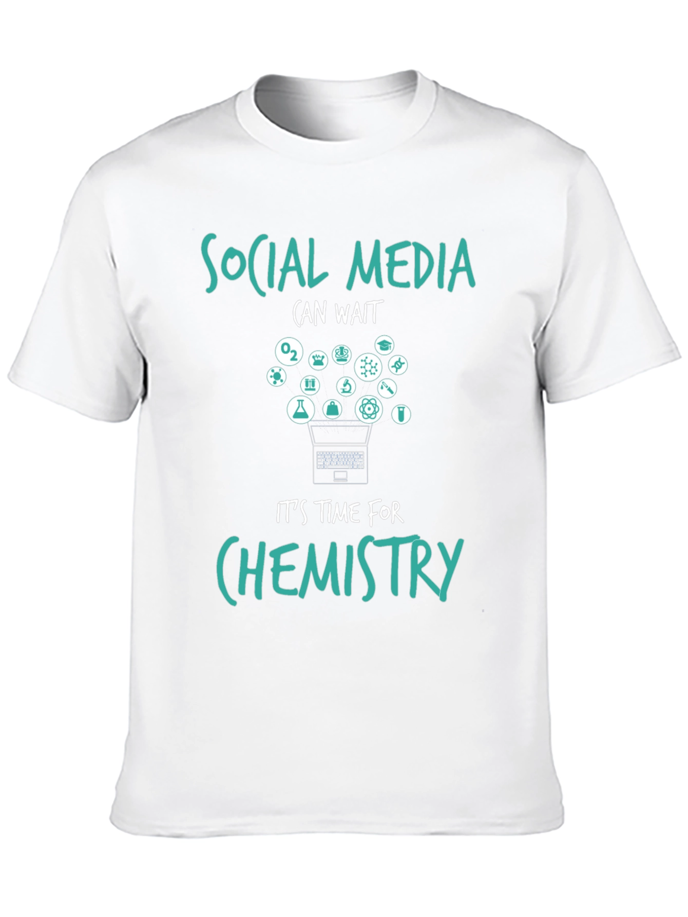 Social Media Can Wait Chemistry T-Shirt