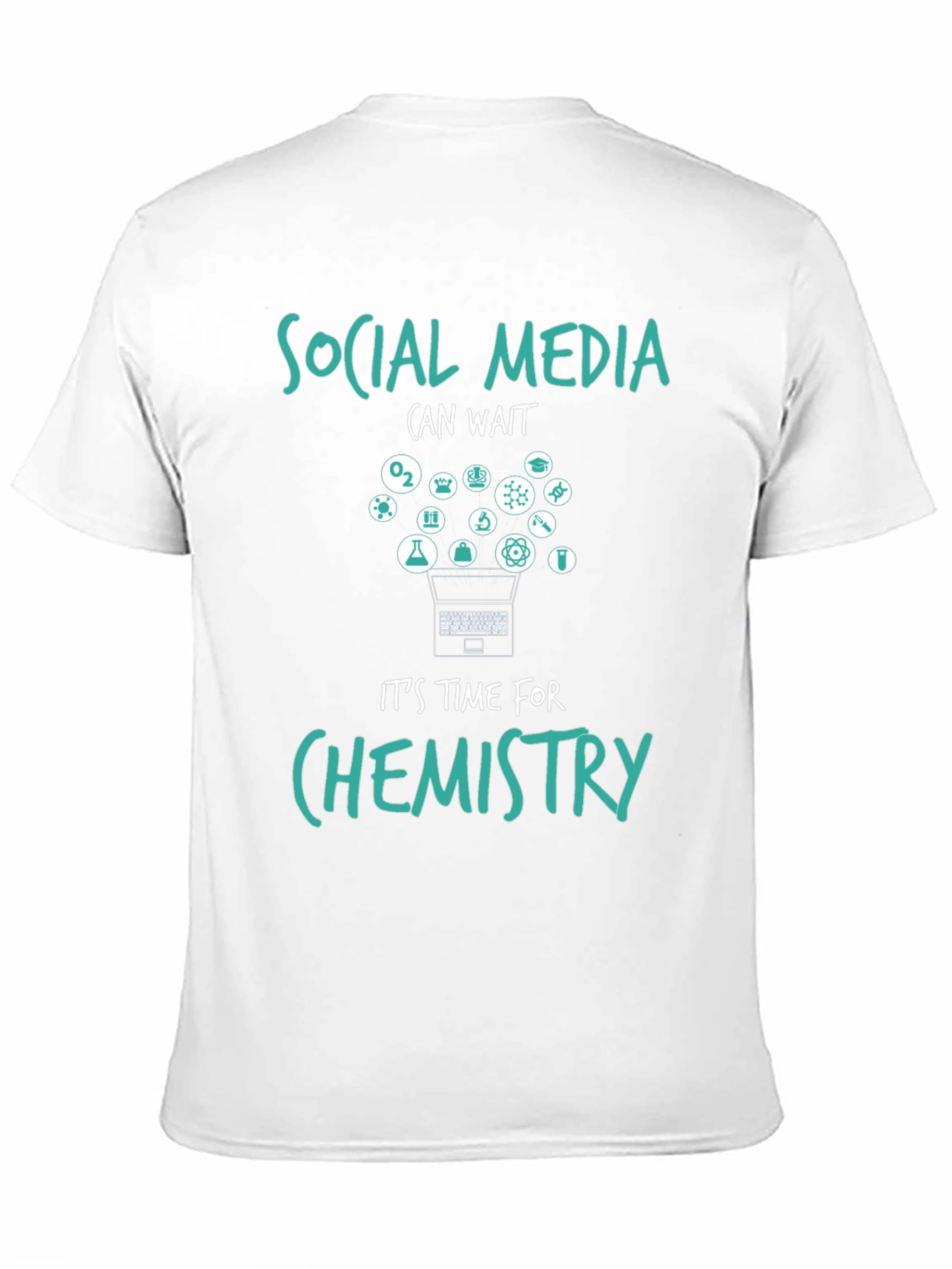 Social Media Can Wait Chemistry T-Shirt