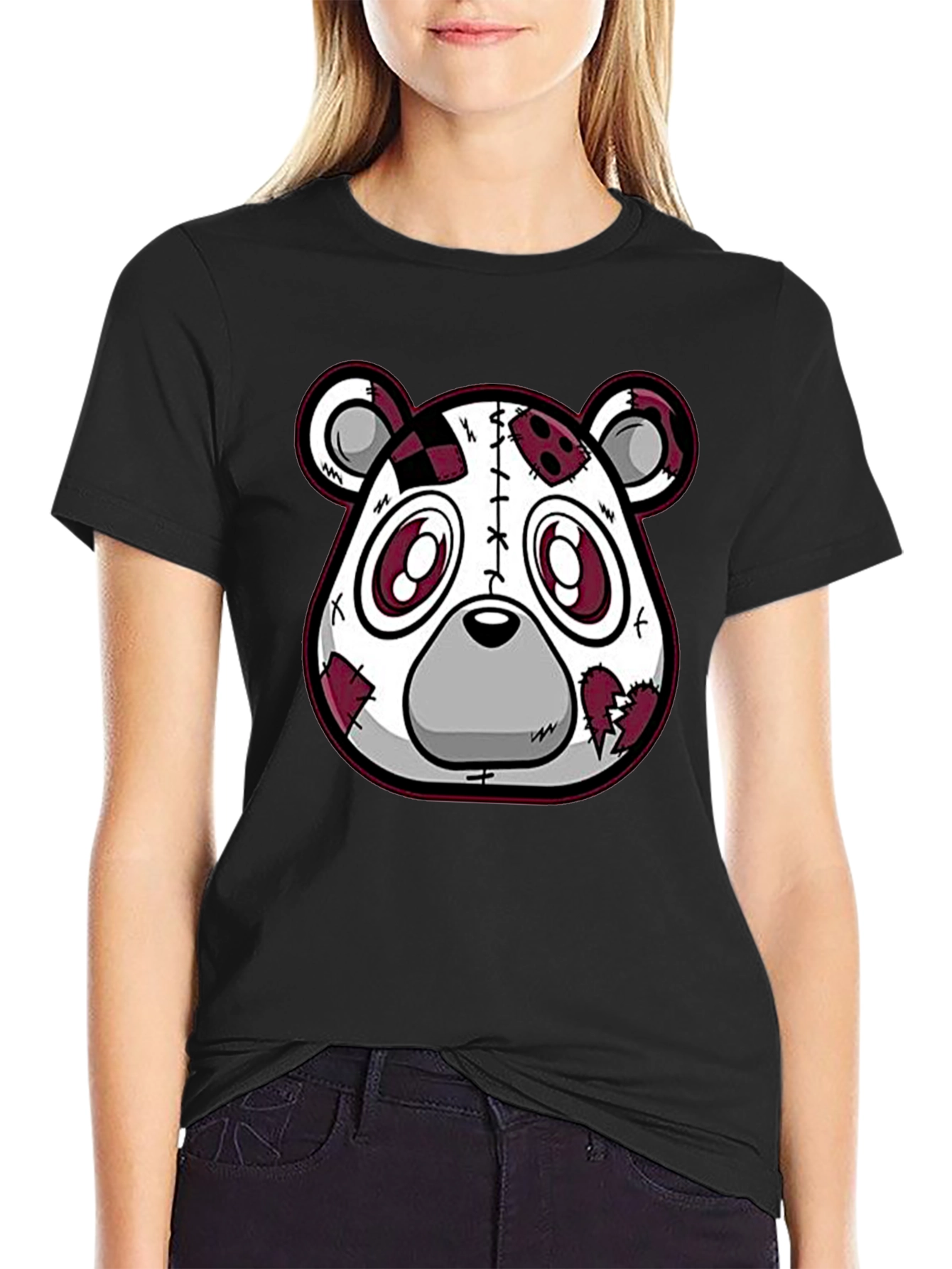 Creepy Cute Teddy Bear Graphic Tee
