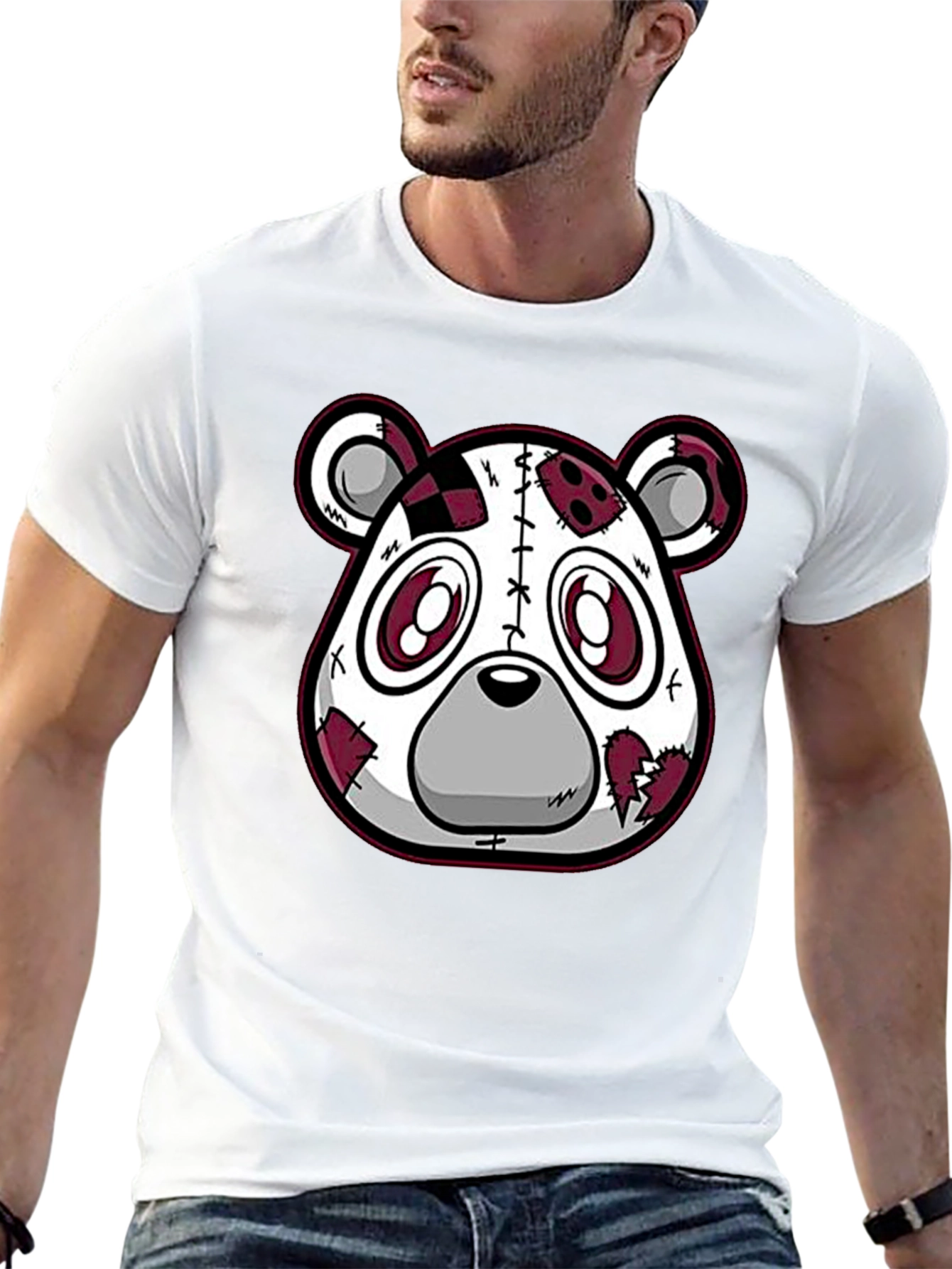 Creepy Cute Teddy Bear Graphic Tee