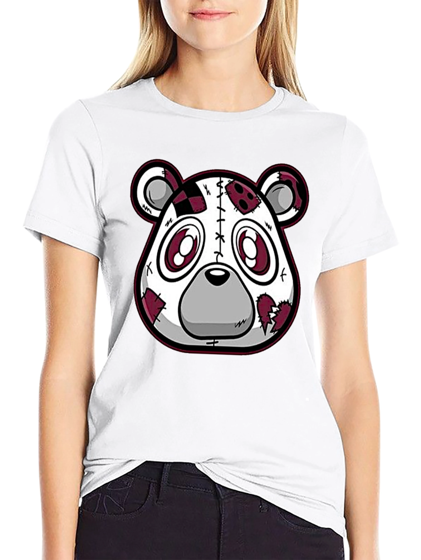 Creepy Cute Teddy Bear Graphic Tee