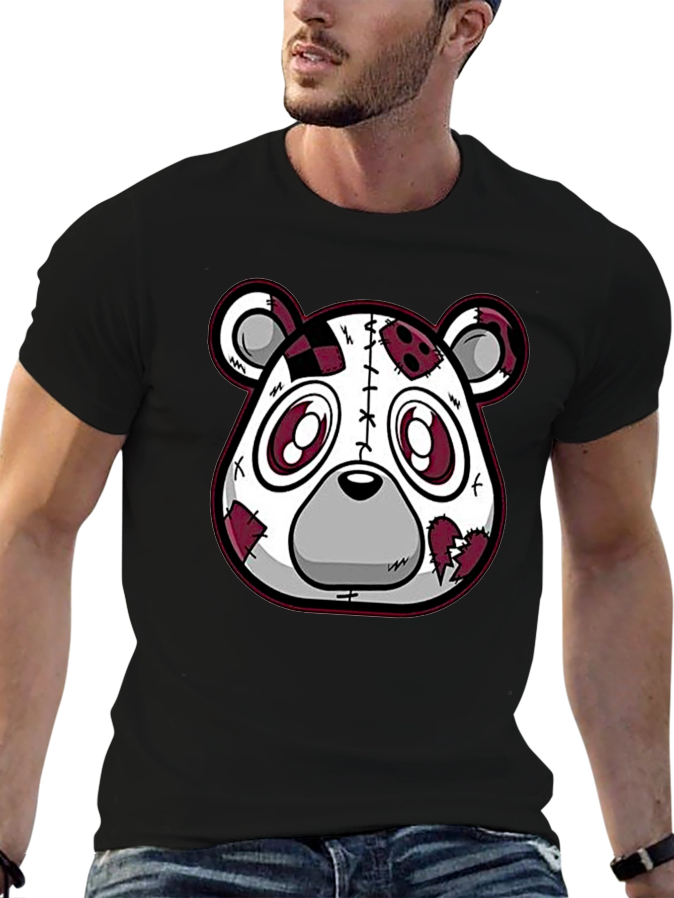 Creepy Cute Teddy Bear Graphic Tee