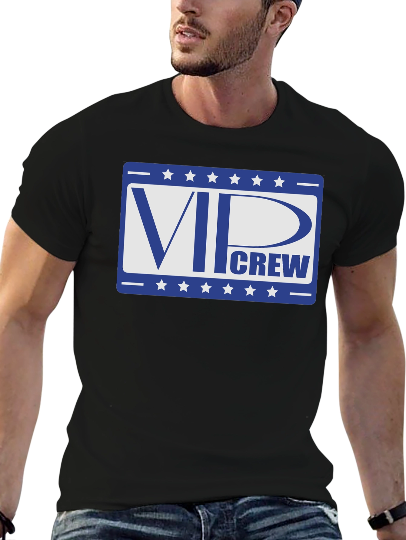 VIP Crew Graphic T-Shirt - Premium Comfort