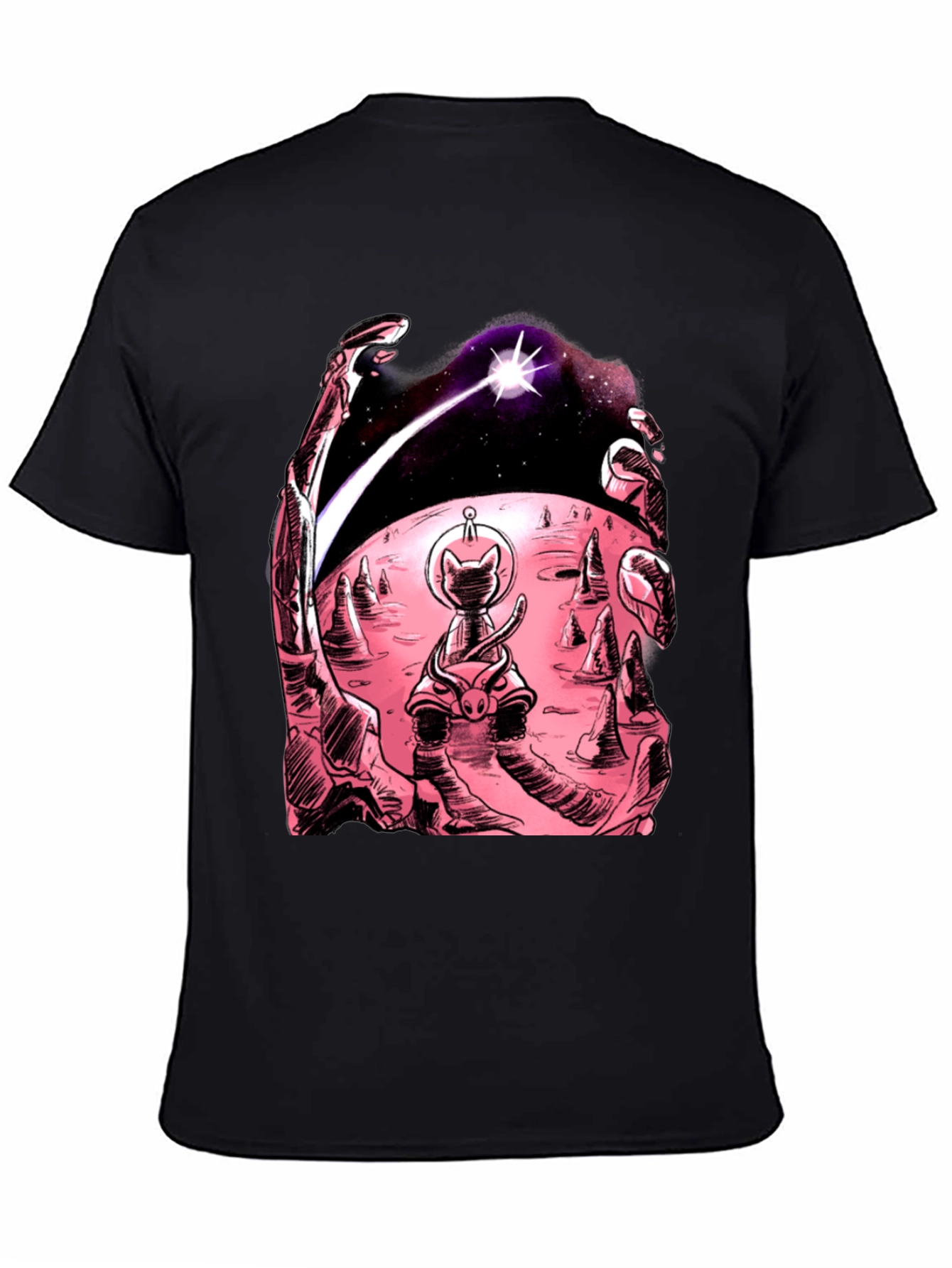 Cosmic Cat T-Shirt: Space Adventure Tee