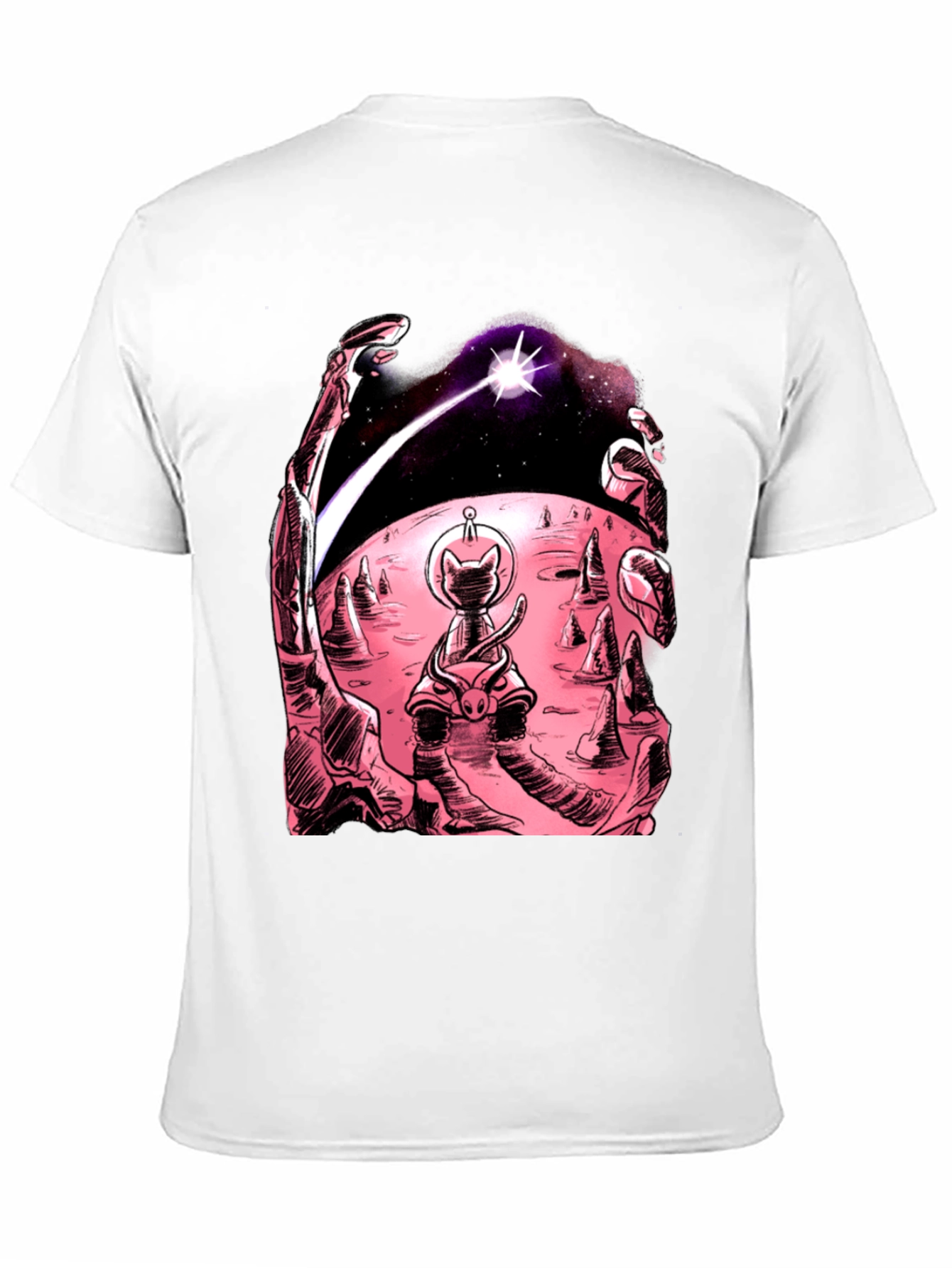 Cosmic Cat T-Shirt: Space Adventure Tee