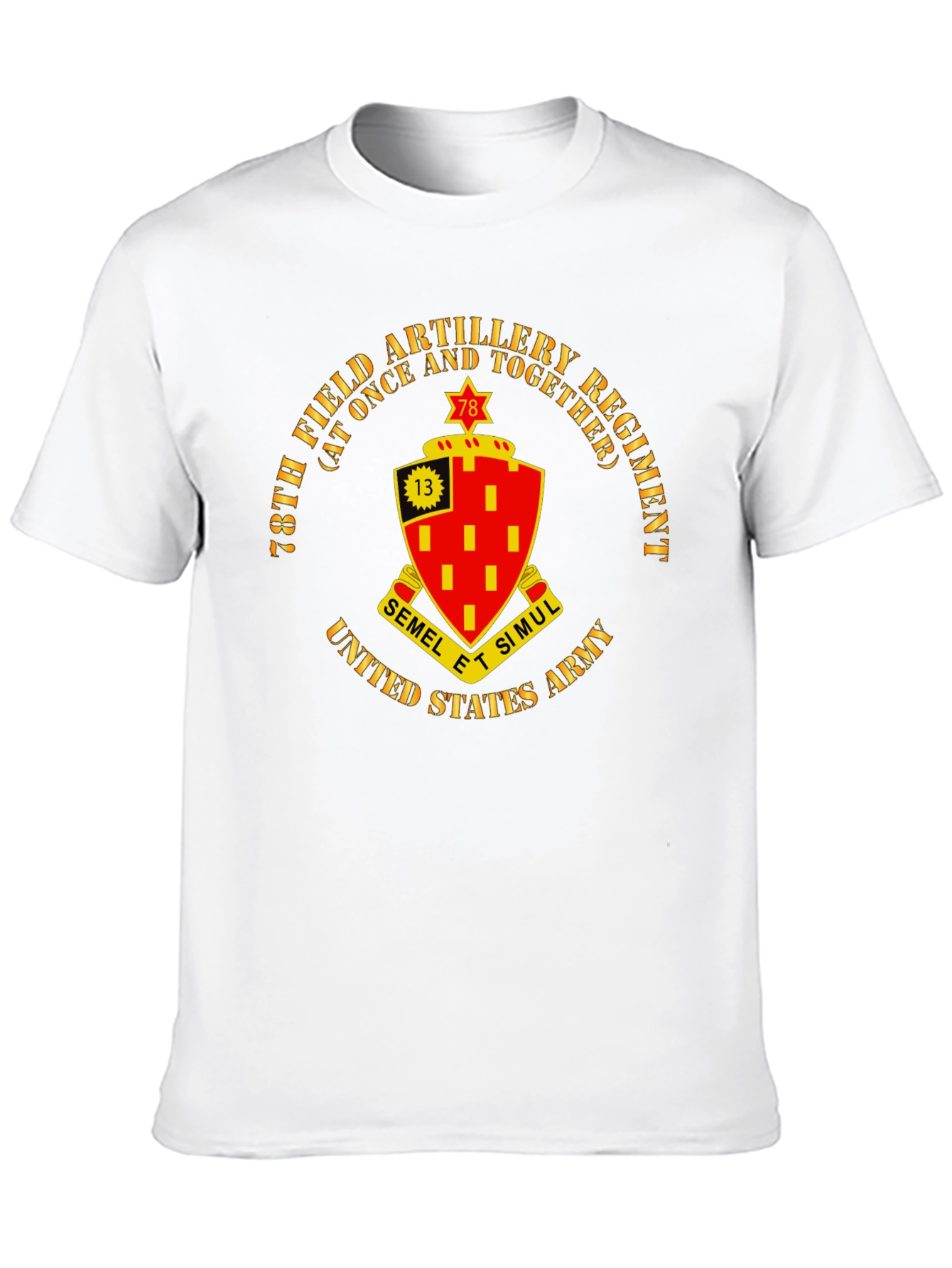 78th Field Artillery Regiment Black T-Shirt