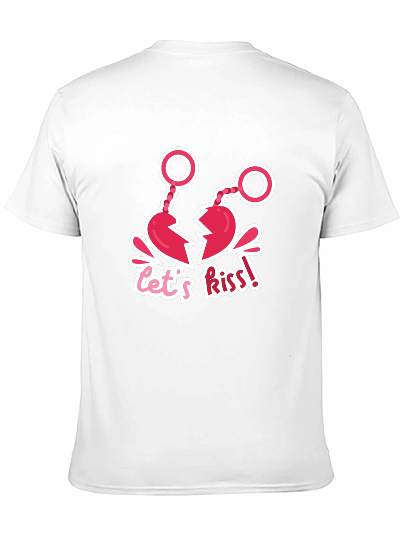 Lets Kiss! Novelty Graphic T-Shirt