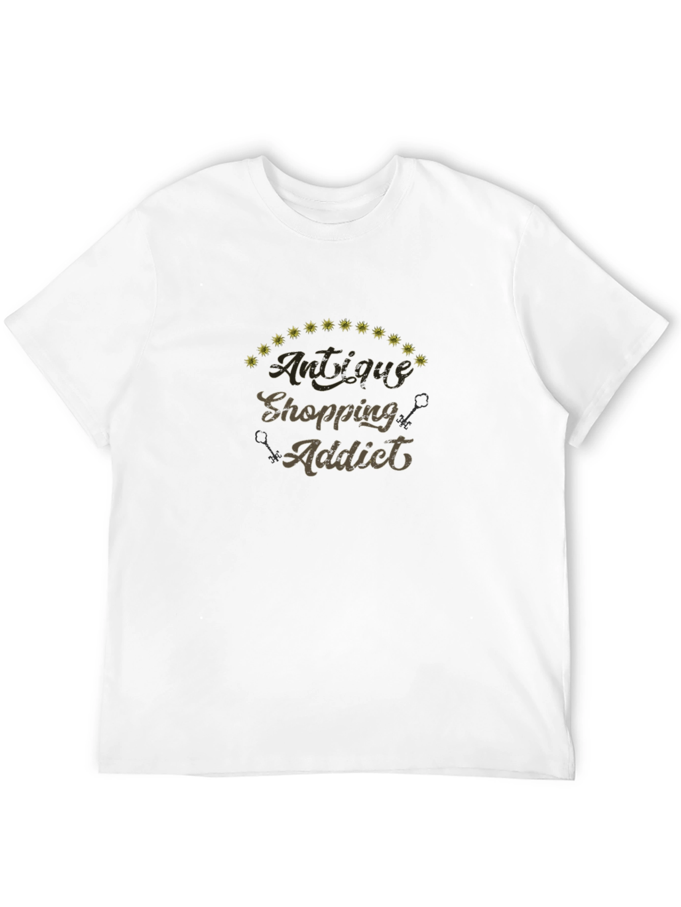 Antique Shopping Addict Black T-Shirt