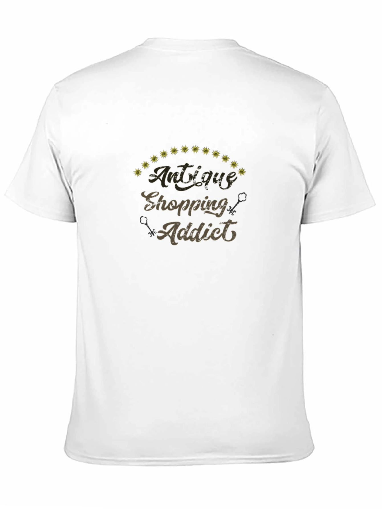 Antique Shopping Addict Black T-Shirt