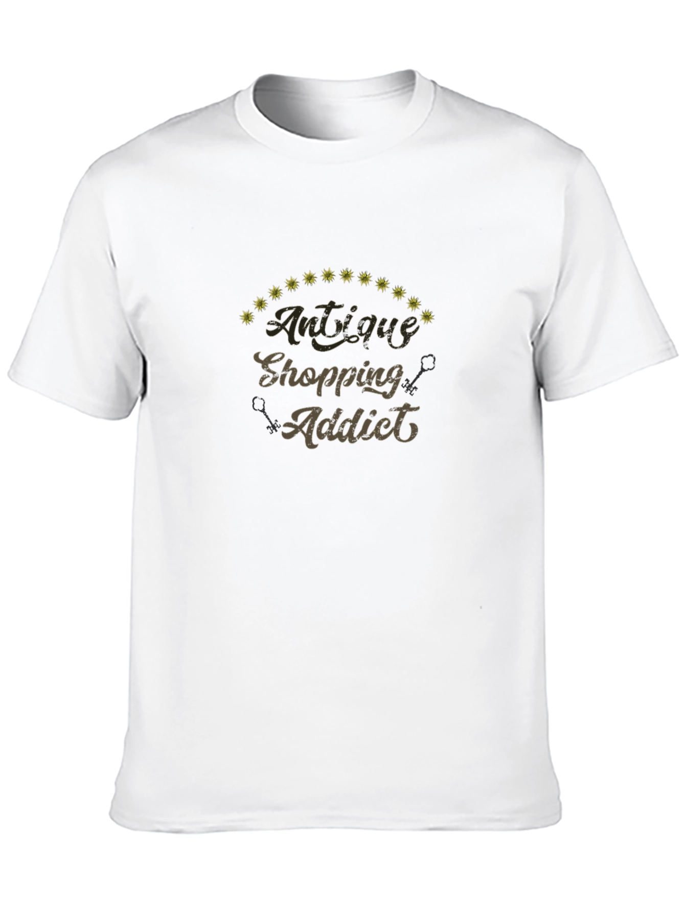 Antique Shopping Addict Black T-Shirt