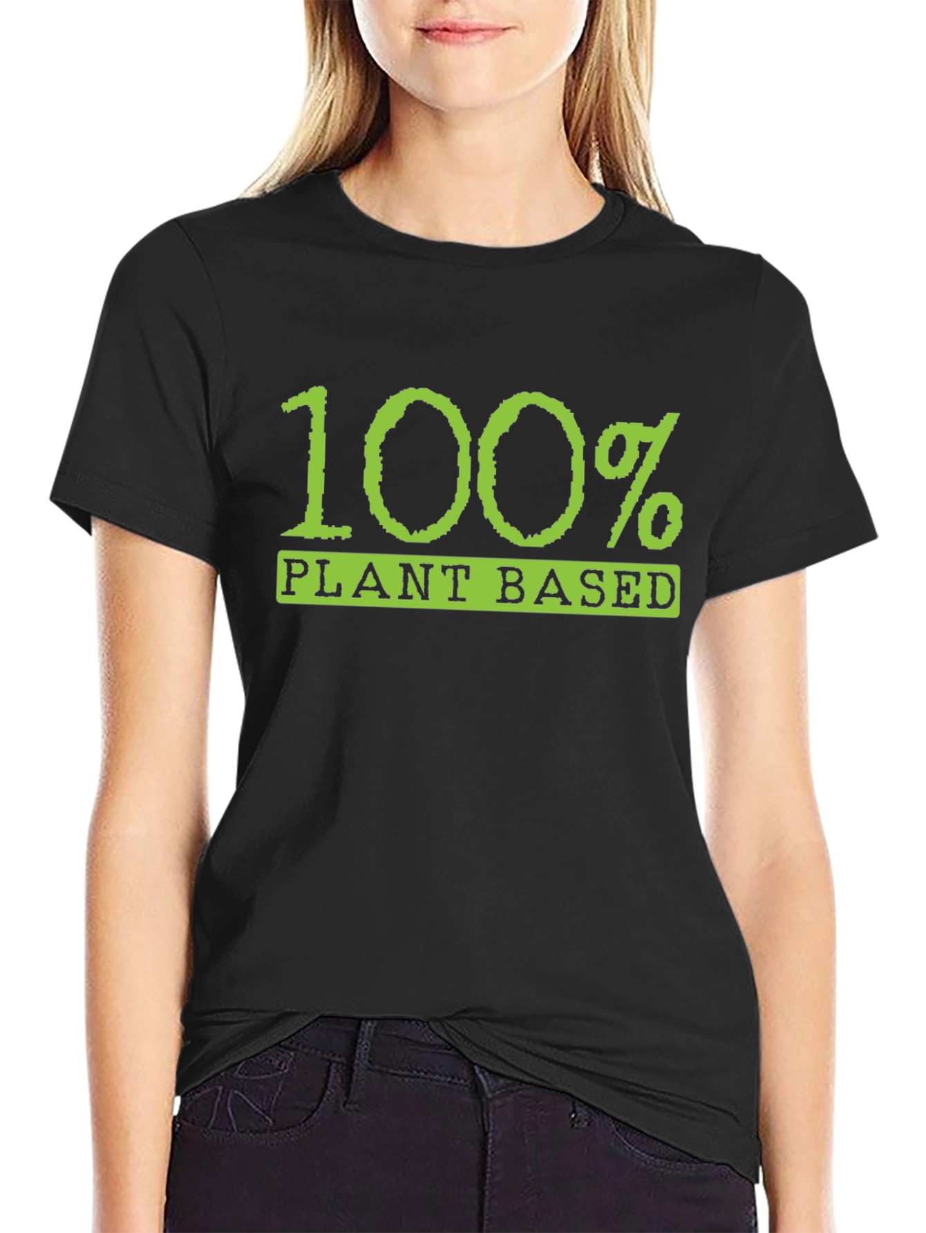 100% Plant Based Graphic T-Shirt - Vegan Lifestyle