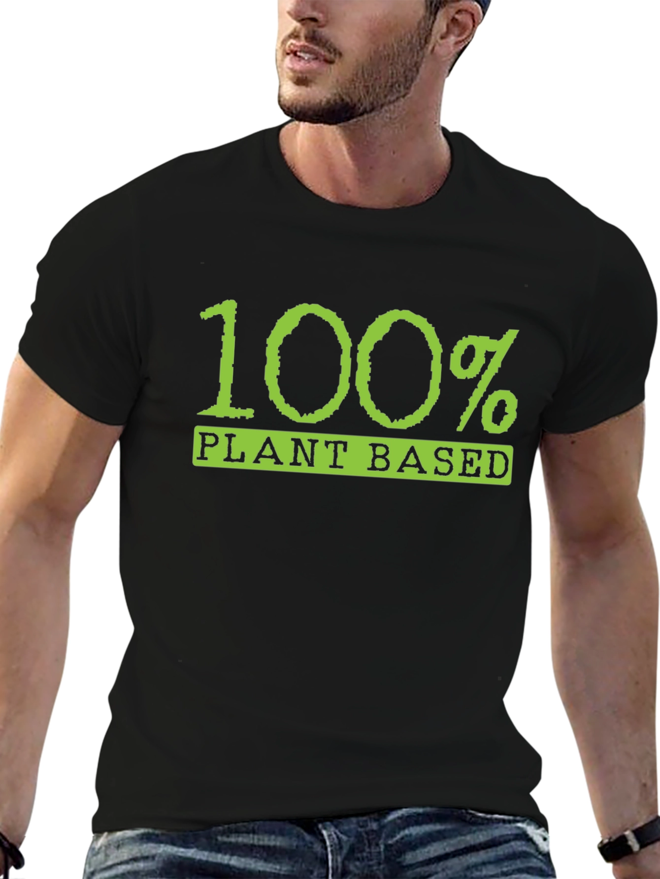 100% Plant Based Graphic T-Shirt - Vegan Lifestyle