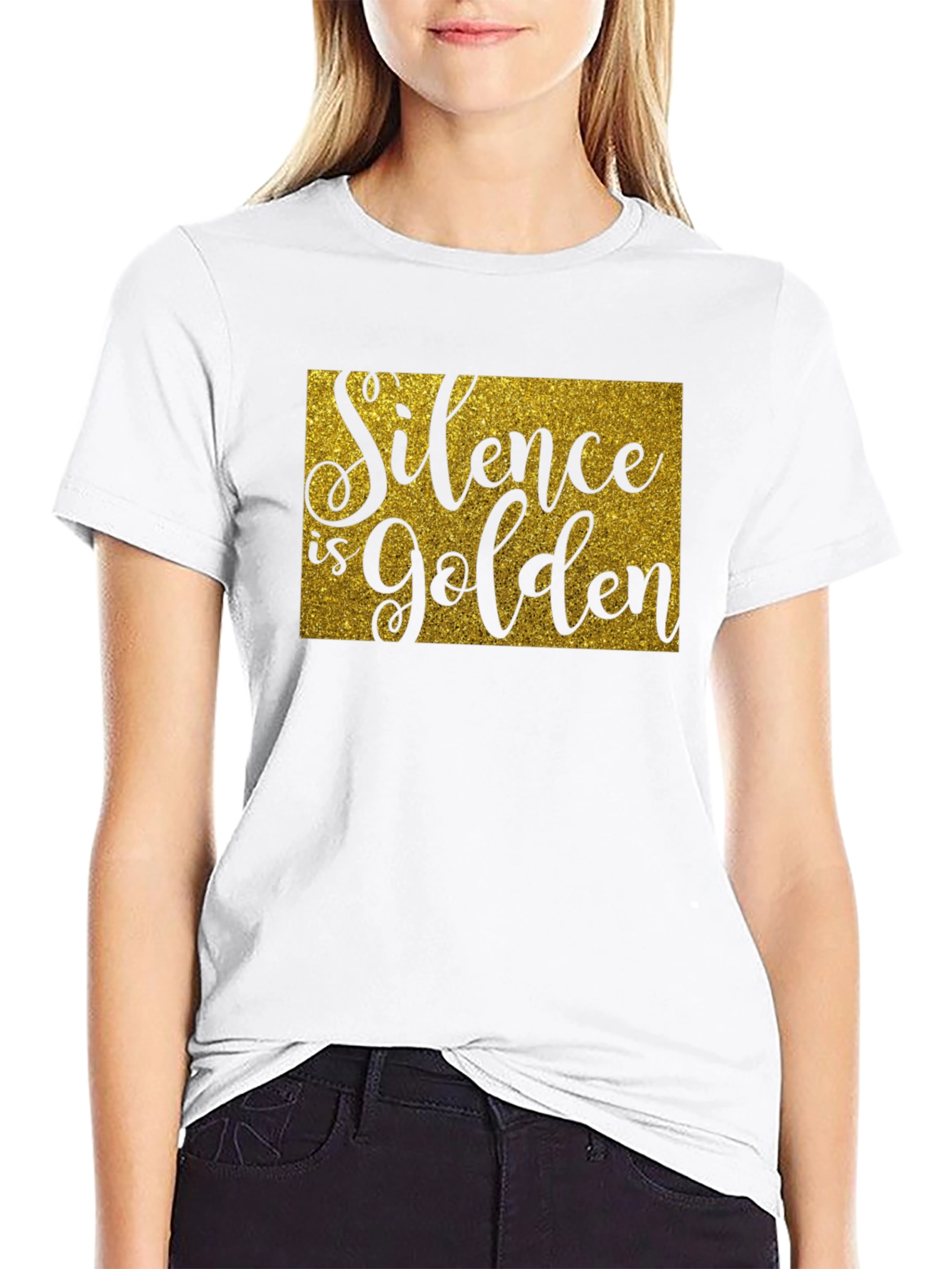 Silence is Golden T-Shirt - Unisex Crew Neck Tee
