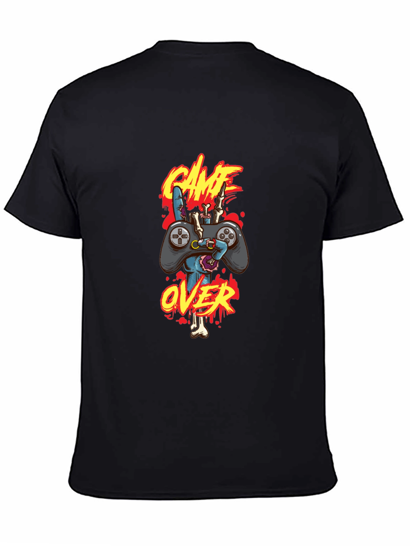 Game Over Zombie Gamer T-Shirt