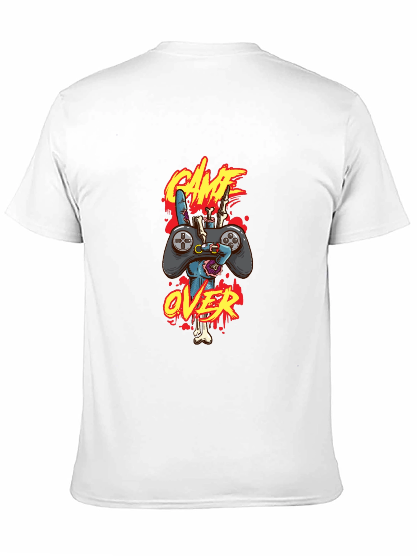 Game Over Zombie Gamer T-Shirt