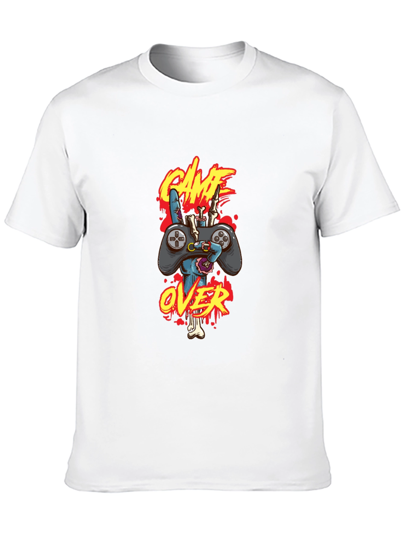 Game Over Zombie Gamer T-Shirt