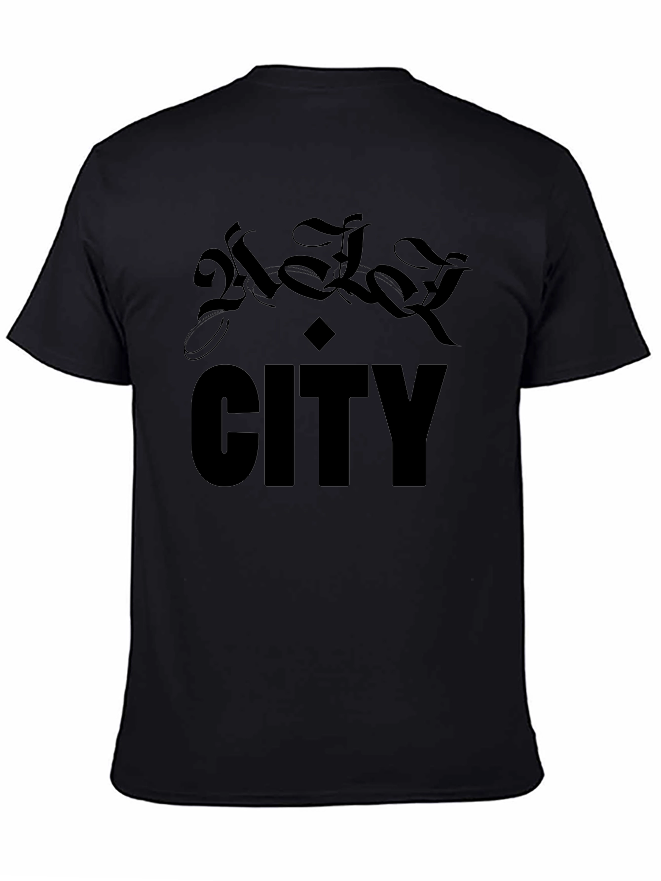 Black City Graphic Print T-Shirt
