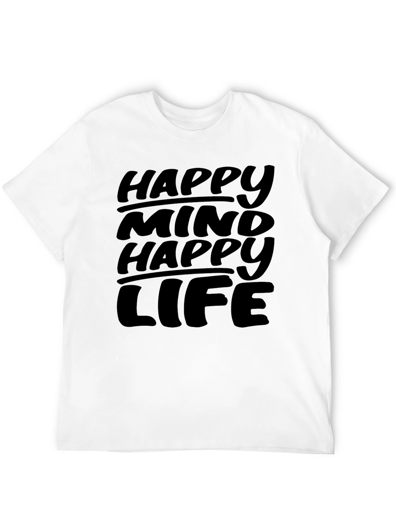 Happy Mind Happy Life Graphic Tee