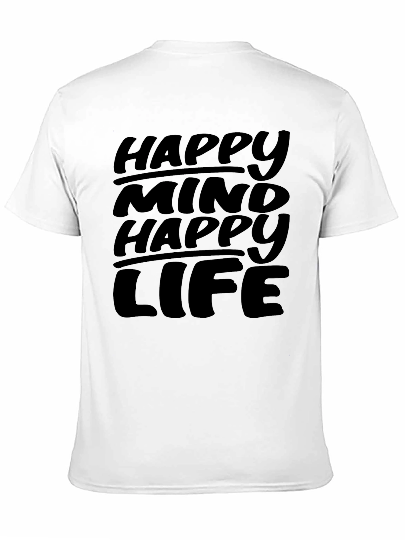 Happy Mind Happy Life Graphic Tee